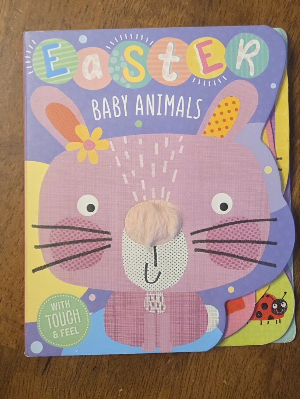 📕 5/$10 📕 Easter Baby Animals Touch and Feel Board Book Illustrated by Clare F
